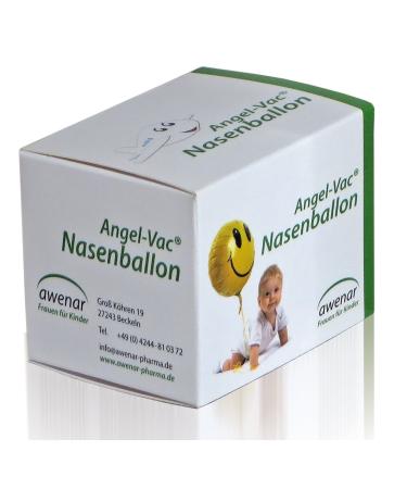 Angel-Vac nasal balloon for toddlers with 5 replacement balloons for pressure equalization in the middle ear effusion