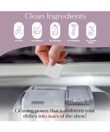 Fabtab Dishwasher Detergent Tablets | Plant-Based Scentless Residue-Free | 30 Count | Eco-Friendly Stain Removal for Fresh Dishes - Buy Online on GoSupps.com