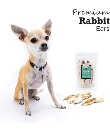 Drool Pet Products 100% Rabbit Ear Dog Treat Chews | 1KG | Natural Air Dried, Low Fat, Hypoallergenic, Grain-Free - Buy Online on GoSupps.com