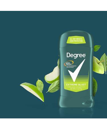 Degree Men Original Protection Antiperspirant Deodorant 48-Hour Sweat & Odor Protection Extreme Blast Twin Pack - 2.7 oz x 2 - Buy Online on GoSupps.com