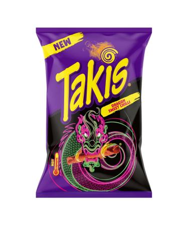 Buy Takis Dragon Sweet Chili 100g | Spicy & Crispy Rolled Snacks | 3-Pack | International Shipping Available - Buy Online on GoSupps.com