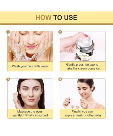 Caffeine Eye Cream with Collagen - Anti-Wrinkle & Puffiness Treatment for Men & Women - Buy Online on GoSupps.com