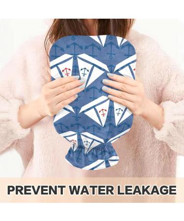 Naanle Sailing Boats Anchor Hot Water Bottle - 2L Transparent Heat Therapy for Pain Relief | Large Bed & Hand/Foot Soothing Solution - Buy Online on GoSupps.com