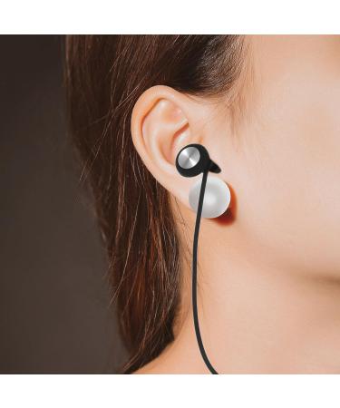 Silicone Ear Plugs for Noise Reduction - Sleep Study Travel & Concerts | Black Hearing Protection Earplugs with Cord - Buy Online on GoSupps.com