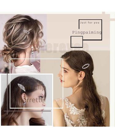 A llereyae Vintage Leaf Hair Clip Barrette - Minimalist Silver Alloy for Women and Girls - Buy Online on GoSupps.com