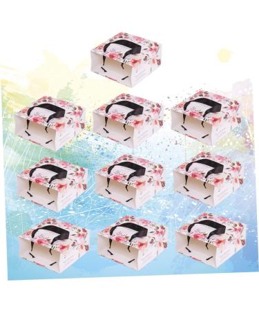 SEWOART 10pcs Xcm Tote Flower Storage Chocolate Bag Pattern Black Wedding Holiday - Buy Online on GoSupps.com