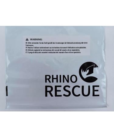 Rhino Rescue Mini First Aid Kit - Small Waterproof Portable Emergency Essentials for Camping Travel Car & Home - Ideal for Students & Outdoor Adventures (Black) - Buy Online on GoSupps.com