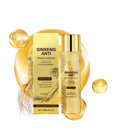 Ginseng Essence Anti Wrinkle Essence 4 Fl Oz Ginseng Essence Water Anti-Aging Firming Hydrating Serum Water for All Skin Types (1pcs)