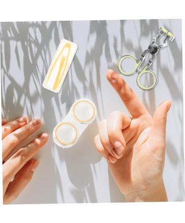 Buy Solustrie Contact Lens Suction Tool Set | Lens Inlet Container & Tweezers for Easy Removal | International Shipping Available - Buy Online on GoSupps.com