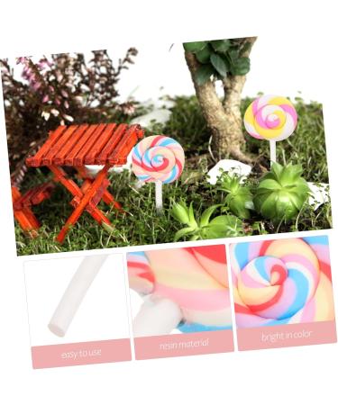 ORFOFE Miniature Resin Lollipop Decorations Lollipop Toys For Home Decoration Random Style - Buy Online on GoSupps.com