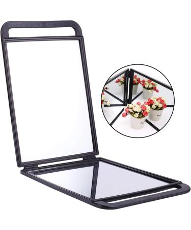 Mpowtech Hand Held Mirror for Haircut & Beauty Salon - Barbershop | 14.17 x 9.45 Mirror with Handle - Buy Online on GoSupps.com