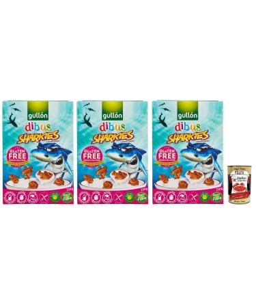 Italian Gourmet E.R. Gull n Gluten Free Sharkies Dibus Children's Biscuits Gluten Free 250 g + 400 g Box