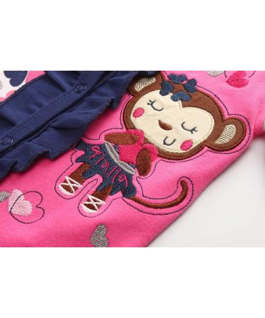 MAMIMAKA Baby Rompers Pajamas Cotton Jumpsuit 6-9 Months - Long Sleeve Footed Bodysuits for Boys and Girls - Two-Piece Sleepsuit Set - Buy Online on GoSupps.com