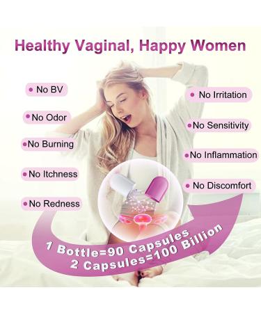 Women's Probiotics with Digestive Enzymes, Prebiotics, Cranberry & D-Mannose - 100 Billion CFUs - Supports Gut, Vaginal & Urinary Tract Health - 90 Capsules - Buy Online on GoSupps.com