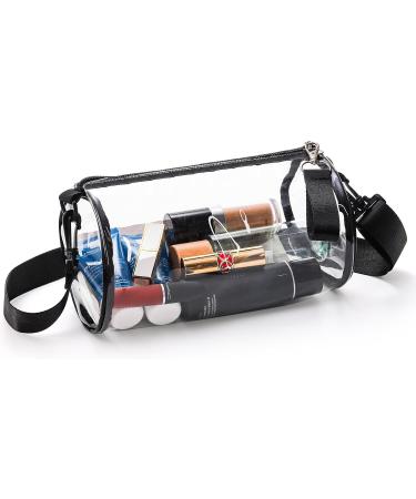 Zenfun Clear Shoulder Bags - 3 Pack Transparent Wallets Stadium Approved PVC Bags for Sports Concerts Festivals Events & Hiking - Adjustable Straps Black - Buy Online on GoSupps.com