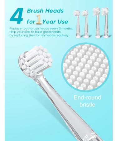 Seago Toothbrush Replacement Heads for Electric Toothbrushes (Children) - SG-513/SG-977/SG-2139 (Gray) - International Shipping Available - Buy Online on GoSupps.com