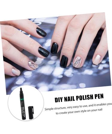 Beatifufu 1pc DIY Nail Polish Pen Nail Tool Manicure Painting Pen Nail Painting Tools Manicure Tool Nail Implements Manicure Drawing Pen Nail Art DIY Tool Manicure Pen Nail Gel Polish Liquid - Buy Online on GoSupps.com