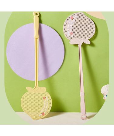 BAMFY 4 Pcs Fly Swatter Manual Flexible and Durable Plastic Fly Swat Set with Long Handle Fly Swatters for Home Indoor Outdoor Assorted Colors - Buy Online on GoSupps.com