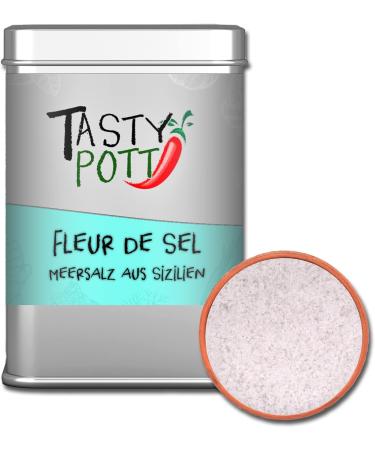  TASTY POTT Tasty Pott Salts | Salt Blends | Salt | Sea Salt | Salty | Spices | Cooking (Salt Flower Sea Salt (Sicilian) 150 g) - Buy Online on GoSupps.com