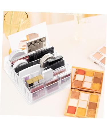 PRETYZOOM Cosmetic Storage Box Storage Drawers Desk Storage Drawer Makeup Palettes Organizers Eye Shadow Blush Transparent 24x23x6.5cm - Buy Online on GoSupps.com