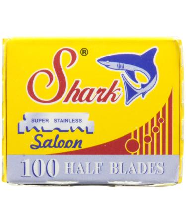 120 Shark Super Stainless Single Straight Edge Barber Razor Blades for Professional Barber Razors