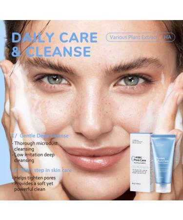 BEAUTIVANA KOEC Pore Care Foam Cleanser with Plant Extract and HA Deep Cleansing for All Skin Types Sebum Reducing Moisture Control 2.82 oz - Buy Online on GoSupps.com