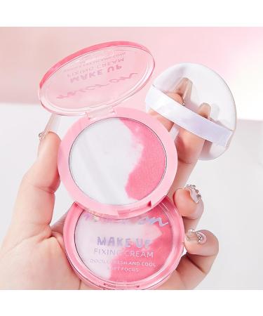  ETUCYNG Loose Powder Pressed Cream Anti-Shine Corrector - Long-Lasting Anti-Shine 4.5g Luminous and Natural Effect for Sensitive Skin Setting Makeup - Buy Online on GoSupps.com