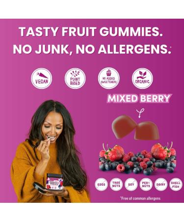 Llama Naturals Kids Pre & Probiotic Gummies + Adult Pre & Probiotics Bundle | No Added Sugar Cane | Vegan | Organic | Mixed Berry Flavor | 2 Bottles - Buy Online on GoSupps.com