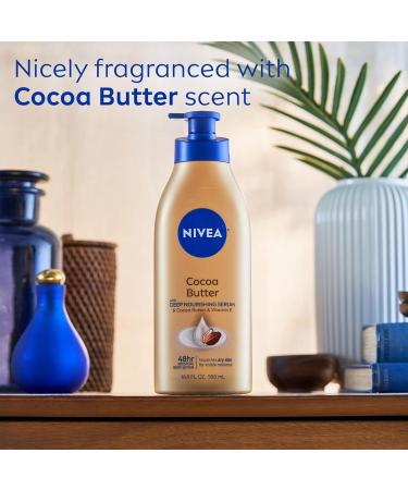 NIVEA Cocoa Butter Body Lotion 16.9 fl. oz. (Pack of 4) - Moisturizing and Nourishing Formula - Buy Online on GoSupps.com