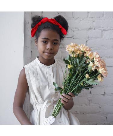 ACO-UINT 12 Pack Red Bunny Ear Satin Scrunchies for Thick Hair - Hair Accessories for Girls - Buy Online on GoSupps.com