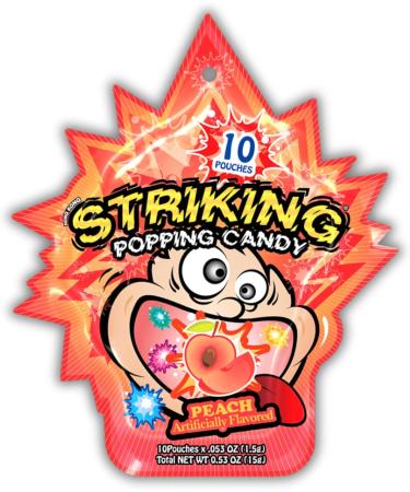 Striking Popping Sweet Peach Flavour 15g (Pack of 2) - Buy Online on GoSupps.com