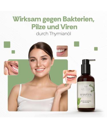 Anissa Natural Cosmetics Mouthwash 100ml - Antiviral & Antibacterial Oral Care for Healthy Smiles - Buy Online on GoSupps.com