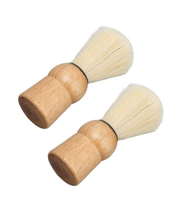 Ankroyu Men's Shaving Brush with Wooden Handle - Mini Professional Security Synthetic Razor Brush for Ultimate Grooming Care - Buy Online on GoSupps.com