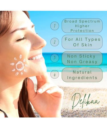 Light Protection Sunscreen Lotion SPF 50 PA+++ | Lightweight Non-Sticky & Non-Greasy | 75gm Natural Formula - Free from Harmful Chemicals - Buy Online on GoSupps.com