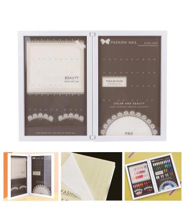 83 Nail Display Book - Waterproof Nail Art Presentation Box with Magnetic Closure | Empty Nail Color Table for Organized Nail Art Display - Buy Online on GoSupps.com