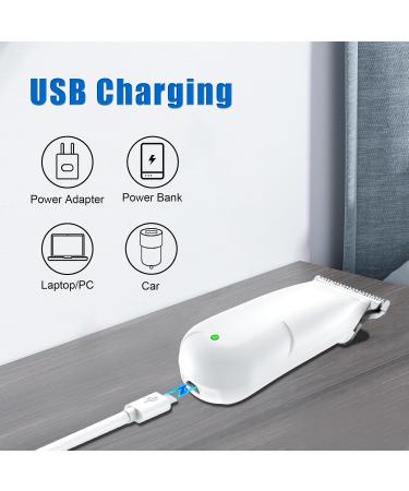 SweetLF Mini Hair Clippers | USB Rechargeable Small Hair Trimmer for Men Women Baby & Pets | Includes 3 Guide Combs | Portable & Efficient - Buy Online on GoSupps.com