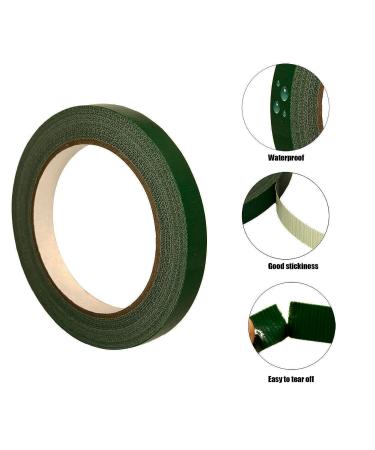 TIAMALL Waterproof Floral Tape - 3 Rolls for Bouquet Stem Wrapping & Crafts (1/2 Dark Green) - Buy Online on GoSupps.com