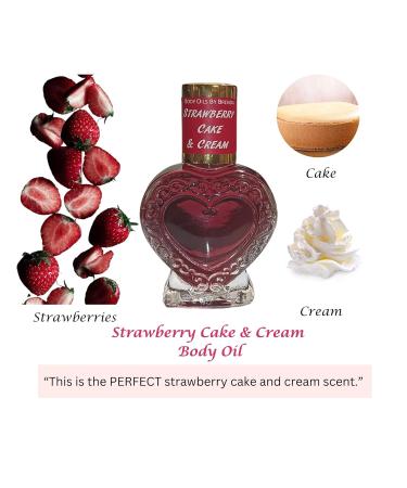 3-Pack Body Oils by Brenda Strawberry Cake & Cream Marshmallow Delight Warm Vanilla Sugar Body Oils Heart-shaped Keepsake Bottles Premium Fragrance Set (1.5 oz.) - Buy Online on GoSupps.com