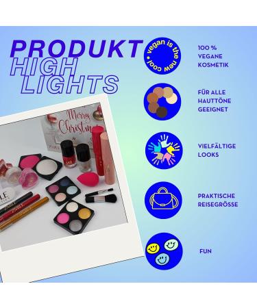 ZMILE COSMETICS Advent Calendar Cube 'Merry Christmas' silver/gold/magenta - Vegan cosmetics - Buy Online on GoSupps.com