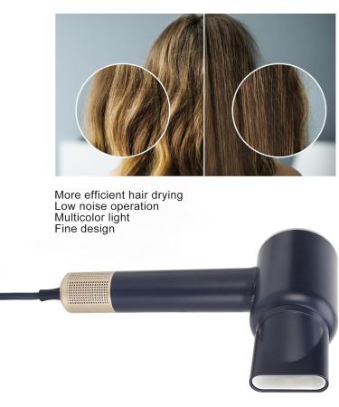 High Speed Blow Dryer with Brushless Motor Ionic Hair Dryer Salon Negative Ions Blow Dryer Low Noise Fast Drying Thermo Control Hair Care Dryer with Nozzle (US Plug 110V) - Buy Online on GoSupps.com