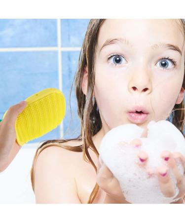 Beaupretty Body Scrub Shower Exfoliating Glove - Pineapple Shape Silicone Back Mitt for Ultimate Bathing Experience | Green Body Cleaning Brush - Buy Online on GoSupps.com