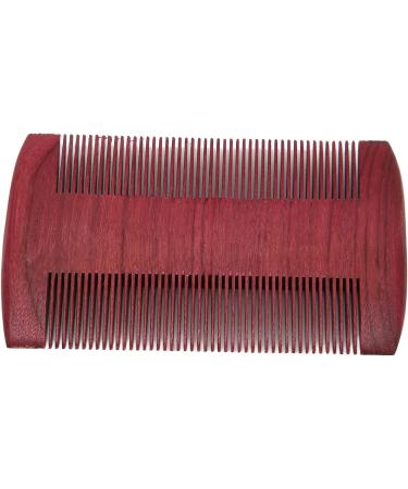 Professional Double Sided Lice Removal Comb - Wooden Fine Teeth Beard & Hair Styling Tool - Nits Removal - 10 x 6cm - Buy Online on GoSupps.com