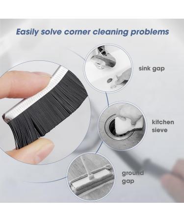 4-Piece Gap Cleaning Brush Set | Deep Cleaner for Bathrooms & Kitchen Tiles | Stiff Bristles for Hard-to-Reach Areas - Buy Online on GoSupps.com