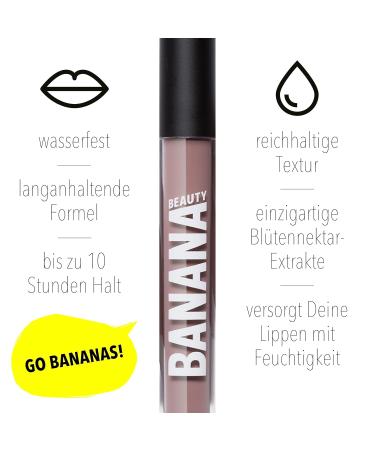 Shop Banana Beauty Semi Matte Liquid Lipstick - 10H Long-Lasting Moisturizing & Voluminous - Coffee Lease & Cold Nude - 3ml - Buy Online on GoSupps.com