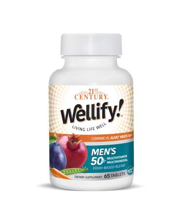 21st Century Wellify Men's 50+ Multivitamin Multimineral 65 Tablets