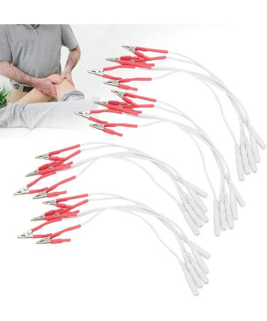 20pcs TENS Wire Cable Clip Electrode Wires for TENS Unit Physiotherapy Machine - Buy Online on GoSupps.com
