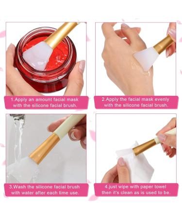 20 Silicone Face Mask Brushes Set with Storage Box | Silicone Applicators for Masks Foundation & Body Lotion - Beauty Tools - Buy Online on GoSupps.com