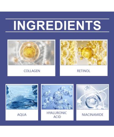 Collagen Face Moisturizer - Anti-Aging Day & Night Cream with Retinol Niacinamide & Hyaluronic Acid - 1.7 OZ Airless Pump - Buy Online on GoSupps.com