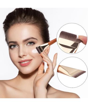 Ultra Thin Foundation Brush Foundation Brush Makeup Concealer Brush Powder Brush for Liquid Fondation Women's Make-Up Brush Flat Fibre Hair Face Brush Beau Gifts for Women and Girls - Buy Online on GoSupps.com