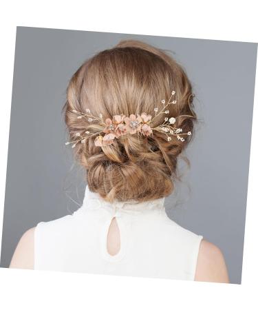Mikinona Flower Hair Comb Decorative Hair Comb for Women Hair Accessories for Women Hanfu Hair Accessories Hair Comb for Women Accessories Fine Hair Pink The Flowers Hair Piece Metal Miss - Buy Online on GoSupps.com